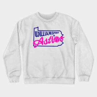 Defunct Williamsport Astros Baseball Team Crewneck Sweatshirt